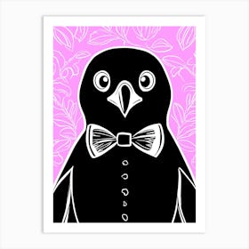 Penguin Bow Tie Art Print