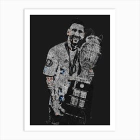 Lionel Messi 14 Art Print