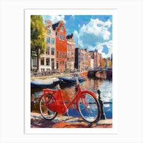 Modern Amsterdam, Netherlands Art Print