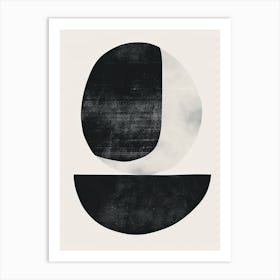 Dubai Stone Park Bauhaus Minimalist Art Print