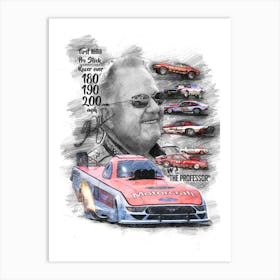 Warren Johnson "The Professor" Art Print