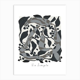 Vie Simple No 66 Art Print