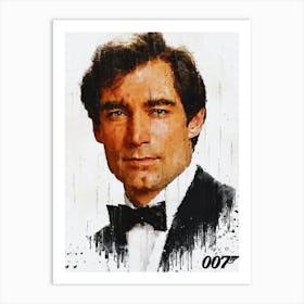Timothy Dalton Is James Bond Art Print