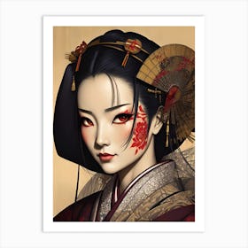 Geisha 40 Art Print