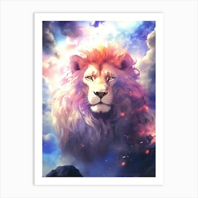 Lion In The Sky 4 Art Print