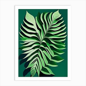 Pennyroyal Leaf Vibrant Inspired 1 Art Print