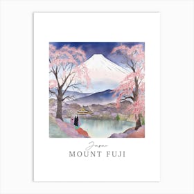 Japan Mount Fuji Storybook 3 Travel Poster Watercolour Art Print