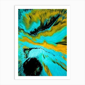 Acrylic Extruded Painting 501 Art Print