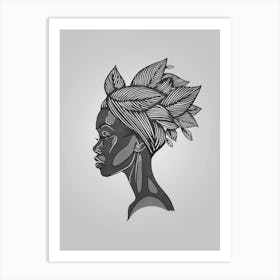 Portrait Of African Woman 78 Art Print