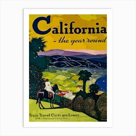 California The Year Round Art Print