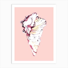 Watercolor Seashell Art Print