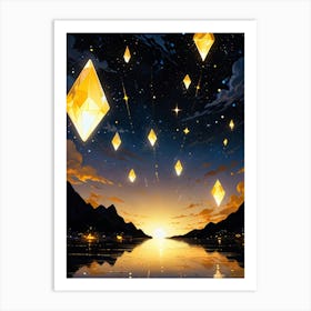 Emeralds In The Sky Art Print