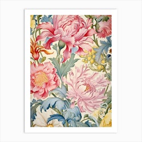 Floral Wallpaper 42 Art Print