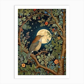 William Morris Bird In A Tree 4 Art Print