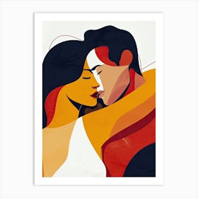 Love Is Like A Kiss, Valentine's Day Art Print