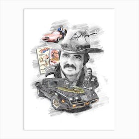 Burt Reynolds Art Print