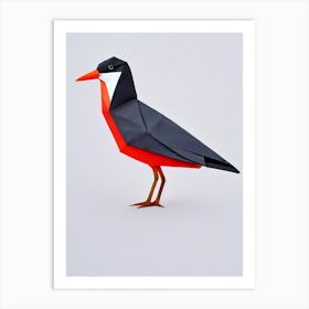 Common Tern Origami Bird Art Print