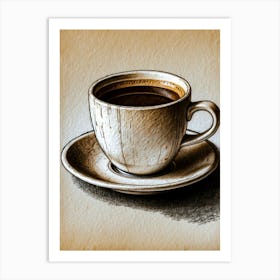 Coffee Cup Art Print