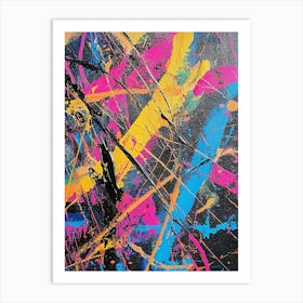 Splatter Painting 6 Art Print