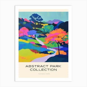 Abstract Park Collection Poster Namsan Park Seoul South Korea 1 Art Print