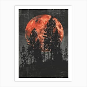 Full Moon Canvas Print 6 Art Print