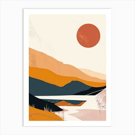 Scotland Landscape, Hygge Art Print