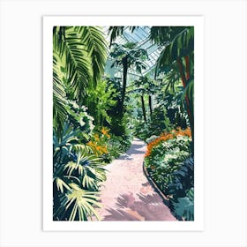 Barbican Conservatory London Parks Garden 4 Painting Art Print