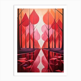 Geometric Abstraction Illustration 5 Art Print