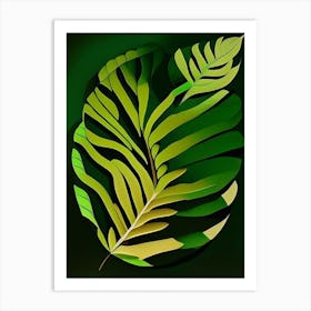 Tamarind Leaf Vibrant Inspired 2 Art Print