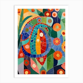 Mosaic Garden Art Print