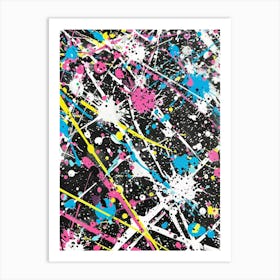 Paint Splatters 2 Art Print