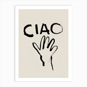 Ciao By Claude Monet Art Print