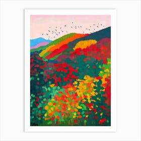 Cat Ba National Park 1 Vietnam Abstract Colourful Art Print