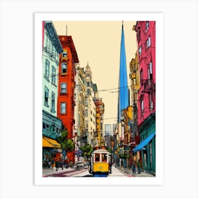 San Francisco Street Art Art Print