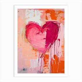 Heart Painting Art Print