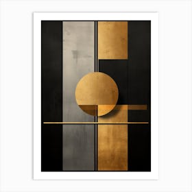 Minimalist Geometry Abstract Illustration 20 Art Print