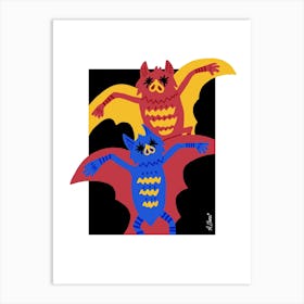 The Jungle Things - The Bat Dance Art Print