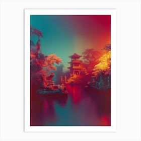 Asian Landscape 11 Art Print