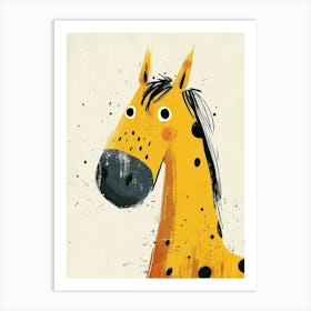 Yellow Horse 2 Art Print