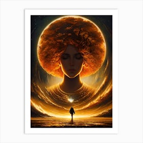 Woman Of The Sun Art Print