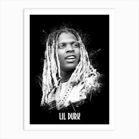 Lil Durk Art Print