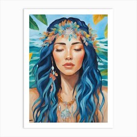 Tropical Goddess Art Print