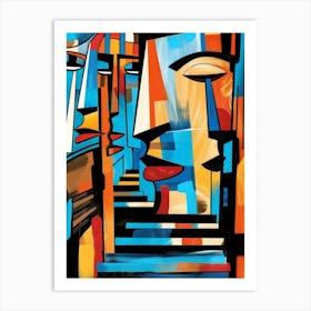 Abstract Painting 2145 Art Print