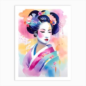 Geisha 68 Art Print