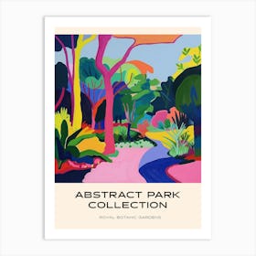 Abstract Park Collection Poster Royal Botanic Gardens Sydney 1 Art Print