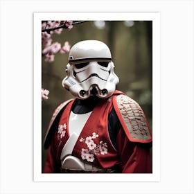 Stormtroopers Wearing Samurai Kimono (9) Art Print