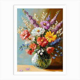 Flowers In A Vase 2 Art Print