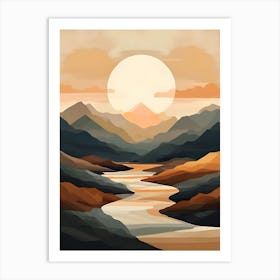 Landscape Painting 30 Art Print