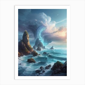 Stormy Sea Art Print