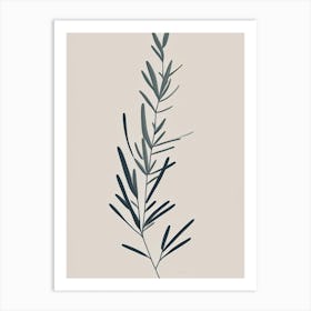 Rosemary Herb Simplicity Art Print